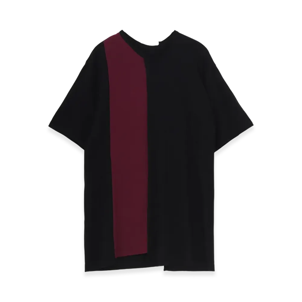 Ground Y Silkette Jersey W/ Number Pattern Tsujikiri Long Sleeved T-Shirt "Black/Purple"