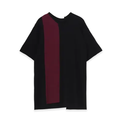 Ground Y Silkette Jersey W/ Number Pattern Tsujikiri Long Sleeved T-Shirt "Black/Purple"