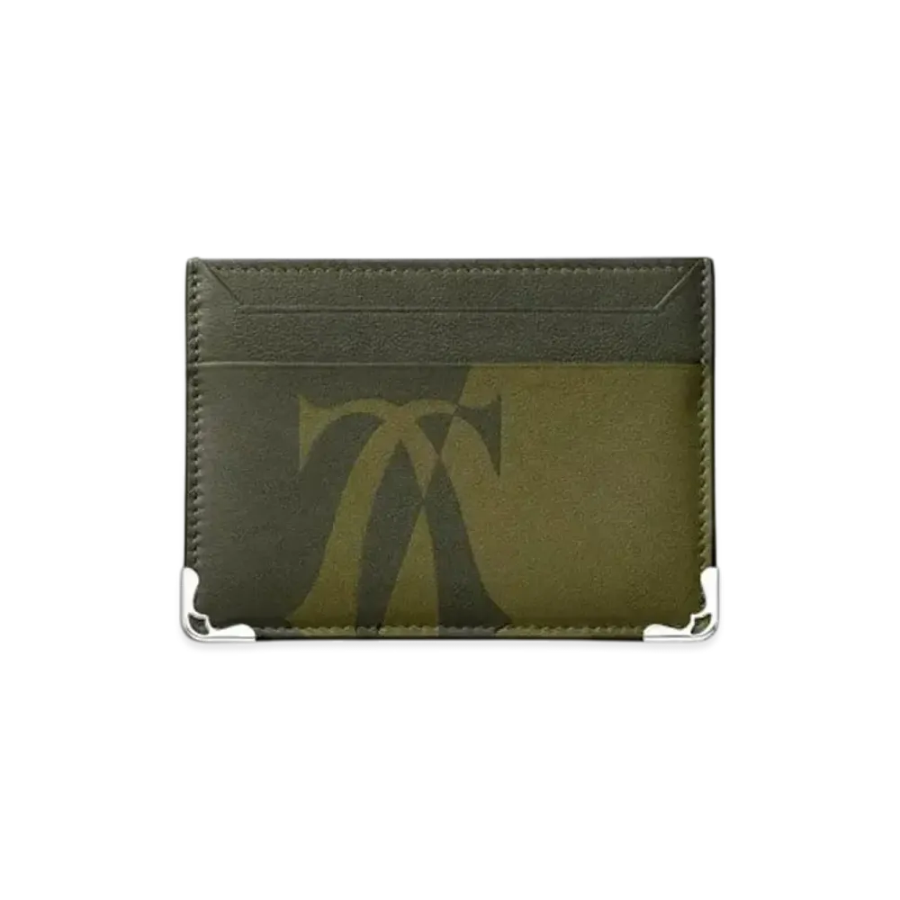 Cartier Double Card Holder, Must de Cartier "Khaki"