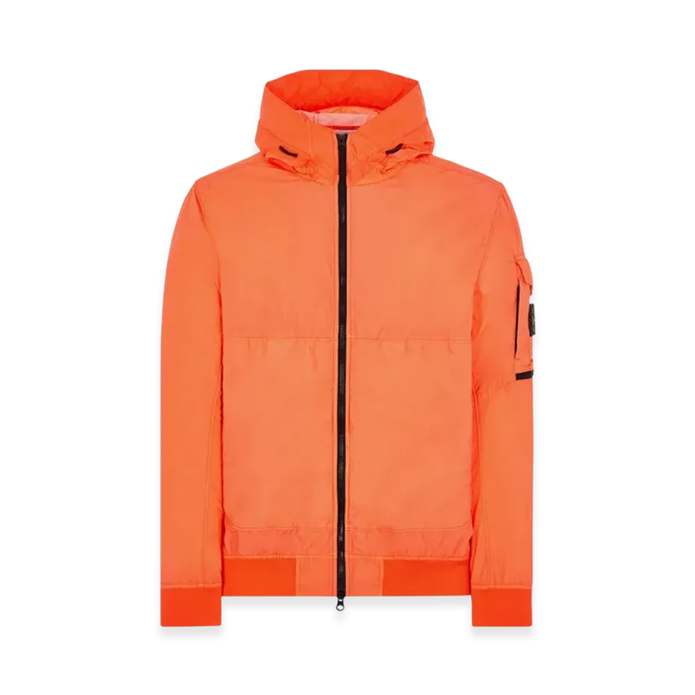 Stone Island 40632 Naslan Light Watro Hooded Blouson - 22SS "Orange"