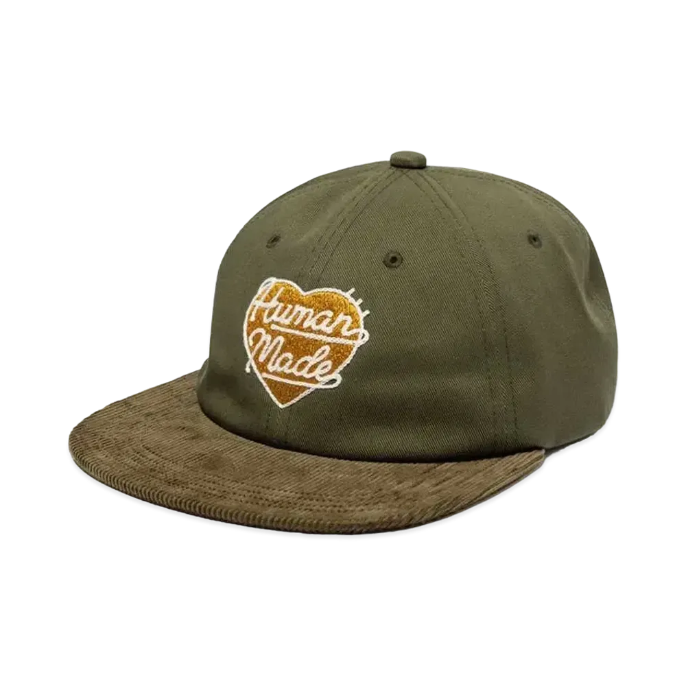 HUMAN MADE Corduroy Cap "Olive Drab"