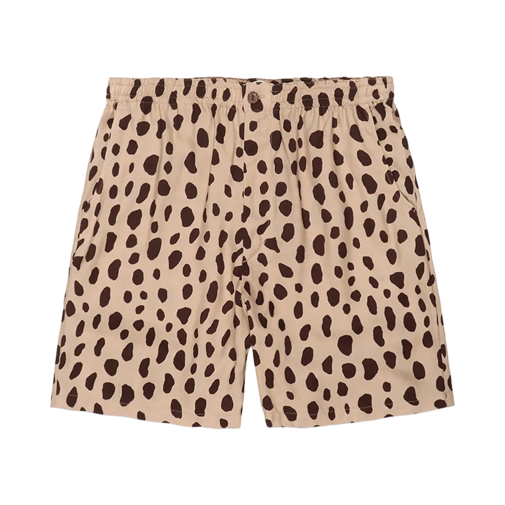 WACKO MARIA Leopard Hawaiian Shorts "Brown"