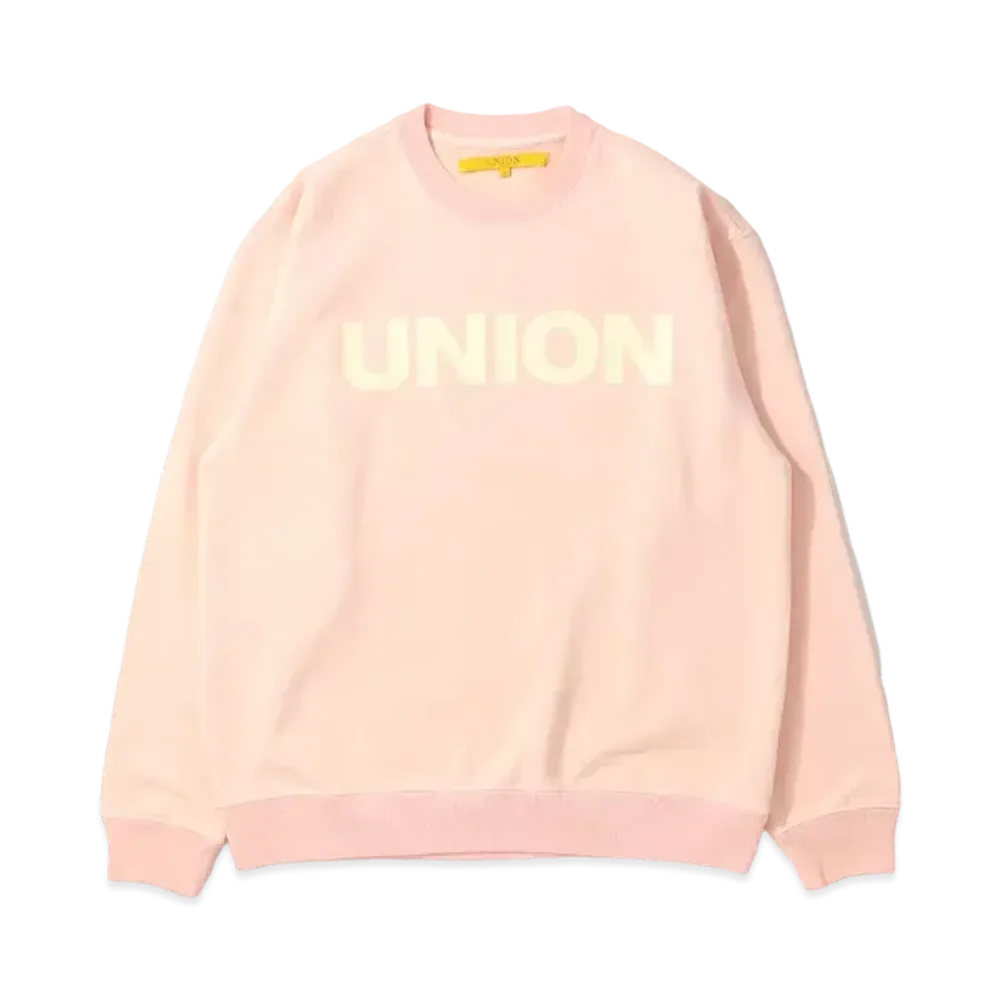UNION Two-Four Crewneck "LT Pink Pigment"