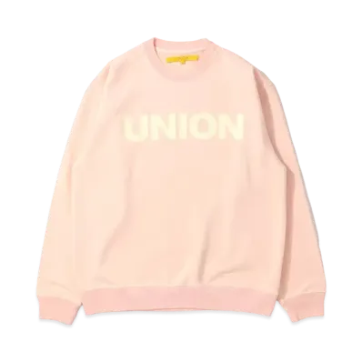 UNION Two-Four Crewneck "LT Pink Pigment"
