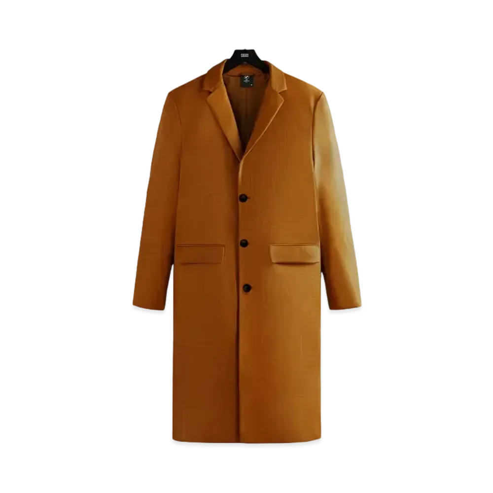 Kith x BMW Debossed Leather Royce Coat "Desert"