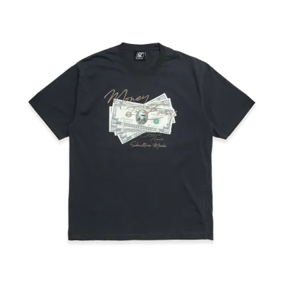 SubCulture SC Aged Face Body Money Is Easy Soul Is Rare T-Shirt "Black"