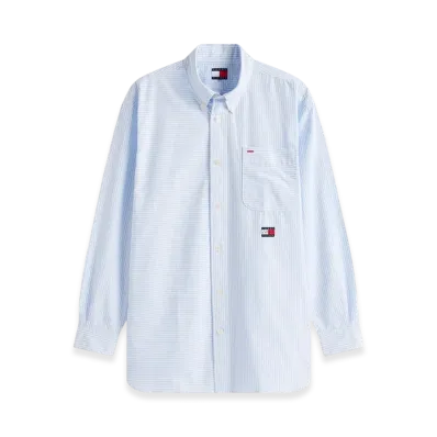 TOMMY HILFIGER APXGP F1 Movie Bengal Stripe Shirt "Light Blue"