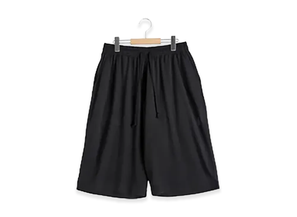 COMOLI Wool Mesh Shorts "Charcoal"