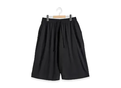 COMOLI Wool Mesh Shorts "Charcoal"