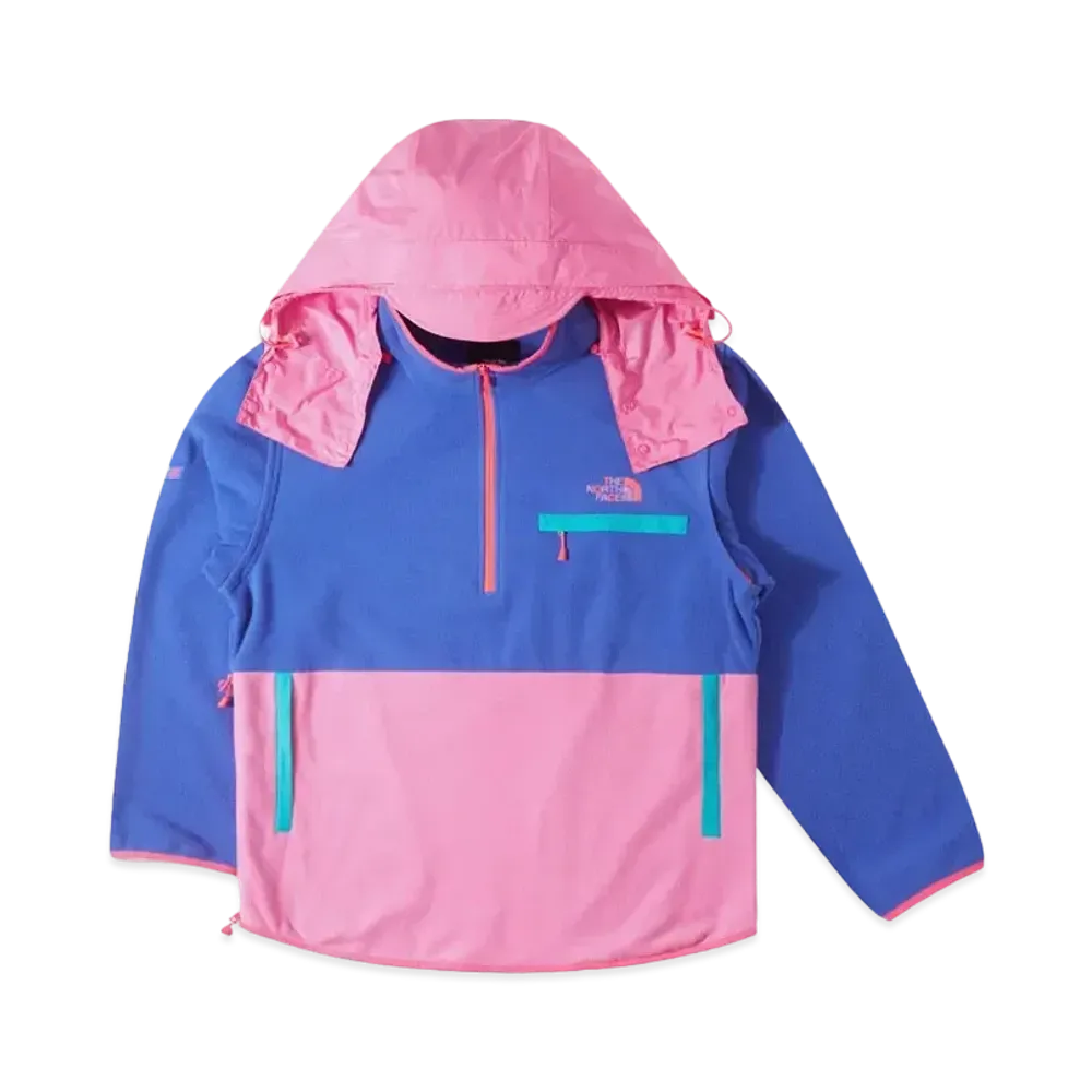 The North Face x CLOT M 2 in 1 Hooded Fleece Top "Blue"