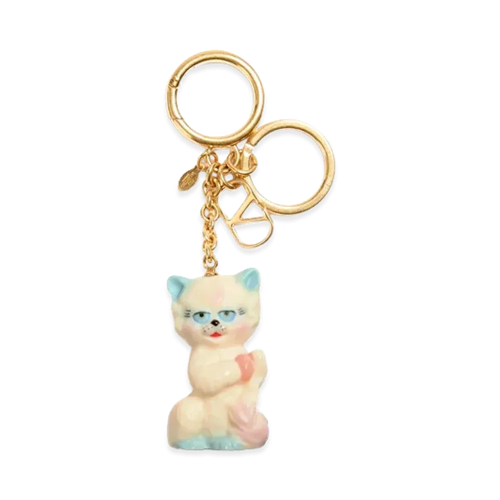 Valentino Garavani Women's Keyring "White/Blue"