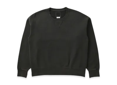 visvim Jumbo SB Sweat L/S DMGD "Black"