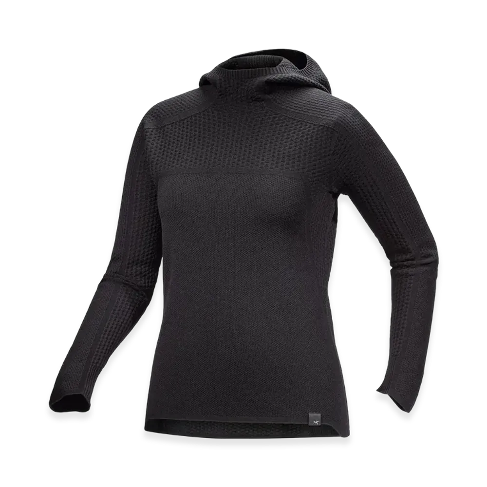 ARC'TERYX Women's Hallam Merino Wool Hoody "Black" X000007875
