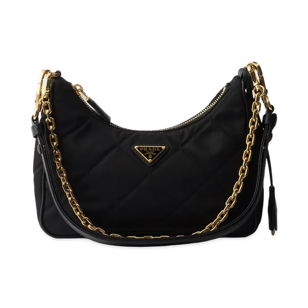 PRADA Re-Edition Quilted Re-Nylon Mini Bag "Black"