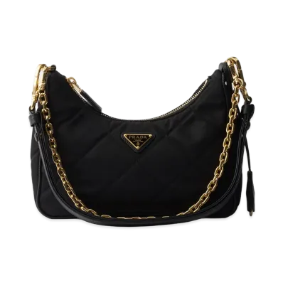 PRADA Re-Edition Quilted Re-Nylon Mini Bag "Black"