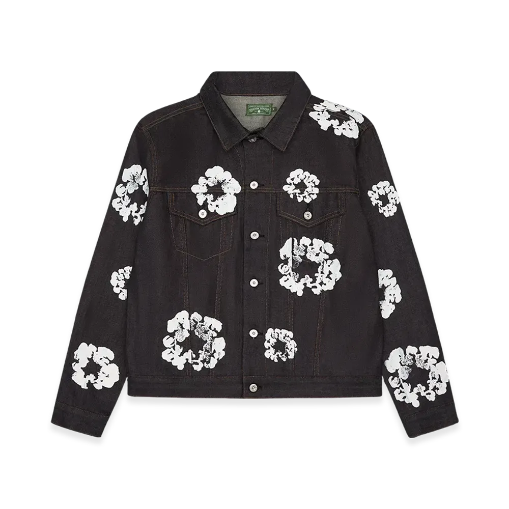 DENIM TEARS Cotton Wreath Denim Jacket "Selvedge"