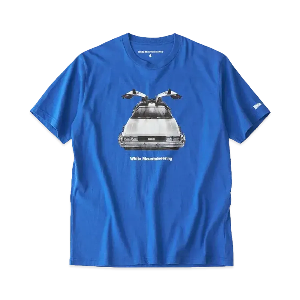 White Mountaineering DELOREAN T-SHIRT "BLUE"