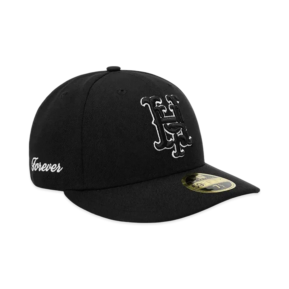 HUF x NEW ERA Varsity Hat "Black"