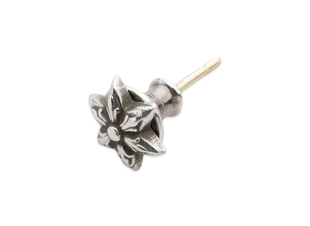 Chrome Hearts Star Stud Earrings "Silver"