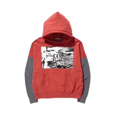 Cav Empt (C.E) INDIFFERENCE HEAVY HOODY "Red"