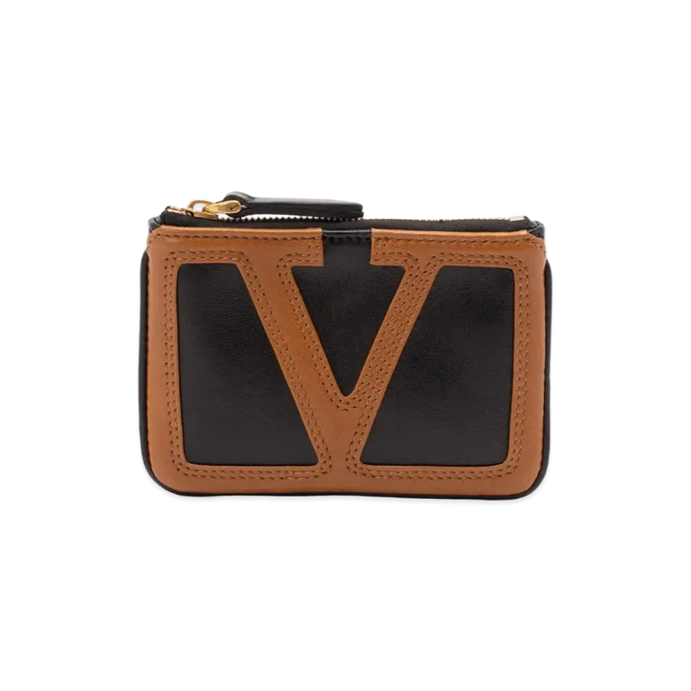 Valentino Key Case Viva Superstar Nappa Vintage/Nappa R./ "Black/Antique Gold"