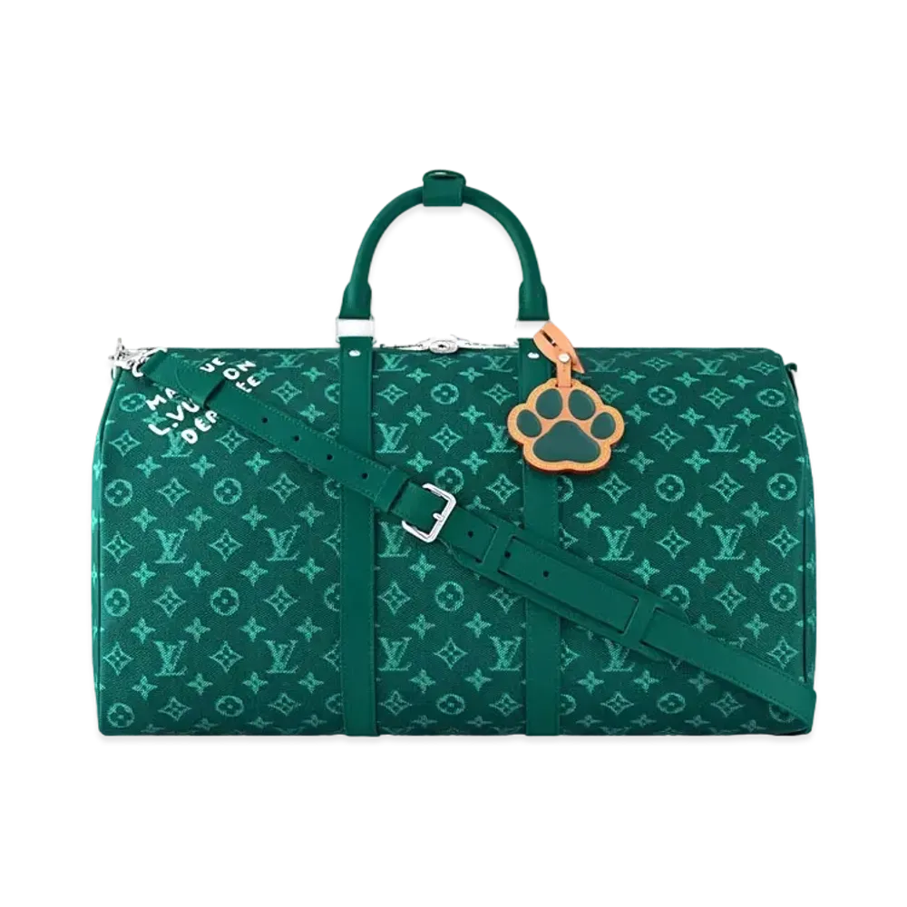 Louis Vuitton Keepall Bandouliere 50 Monogram Heritage "Green"