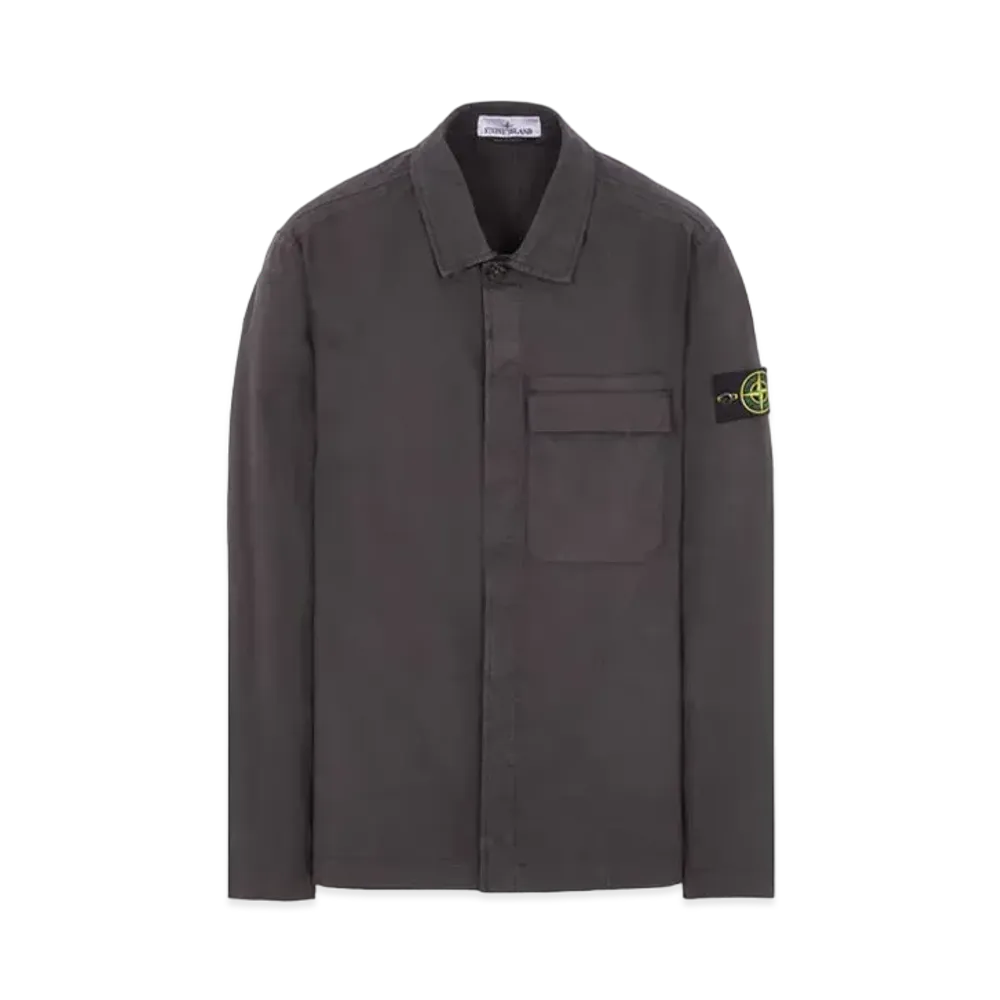 Stone Island 10710 SUPIMA Cotton Twill Stretch-TC "Steel Grey"