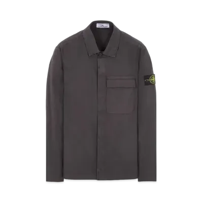 Stone Island 10710 SUPIMA Cotton Twill Stretch-TC "Steel Grey"