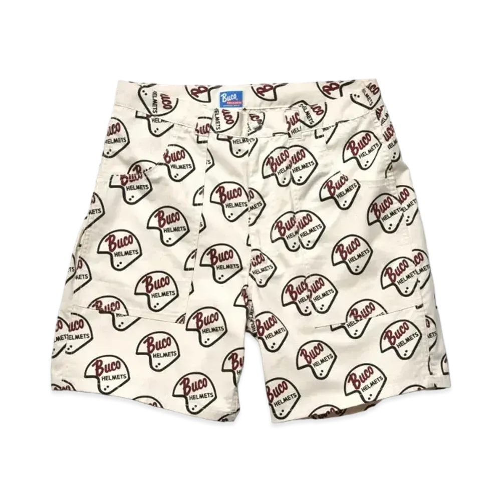 THE REAL McCOY'S Buco Utility Shorts / Logo "Ecru"