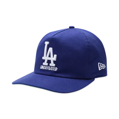 UNDEFEATED x New Era x Los Angeles Dodgers Stacked Logo Snapback "Royal"