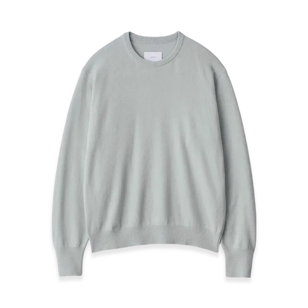 ssstein Extra Fine Wool Knit Crew Neck LS "Blue"