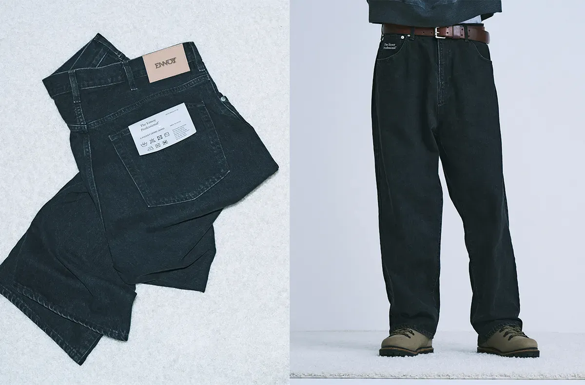 ENNOYの新作「5 POCKET DENIM JEANS」が抽選スタート!