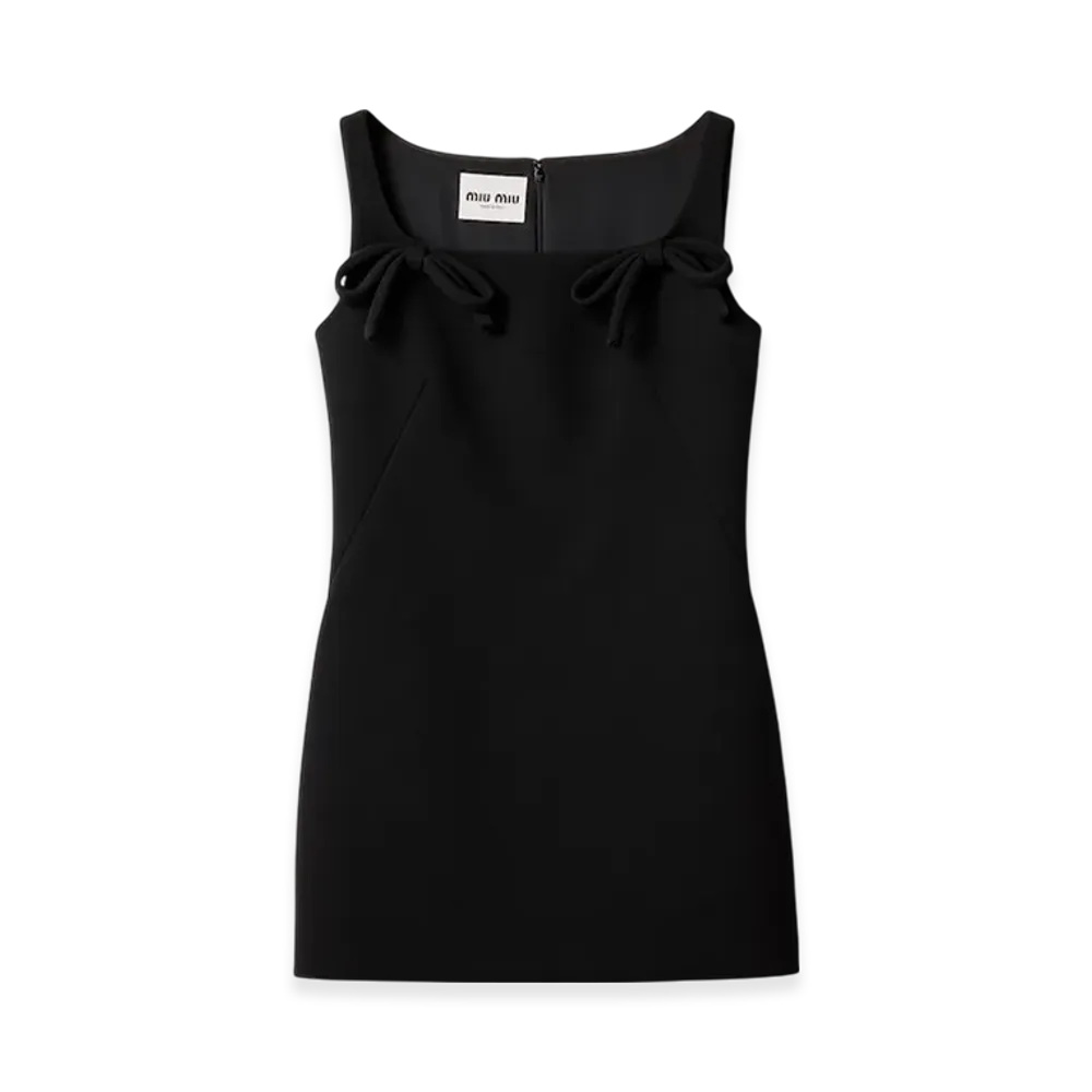 MIU MIU Women's Natte Dress "Black"