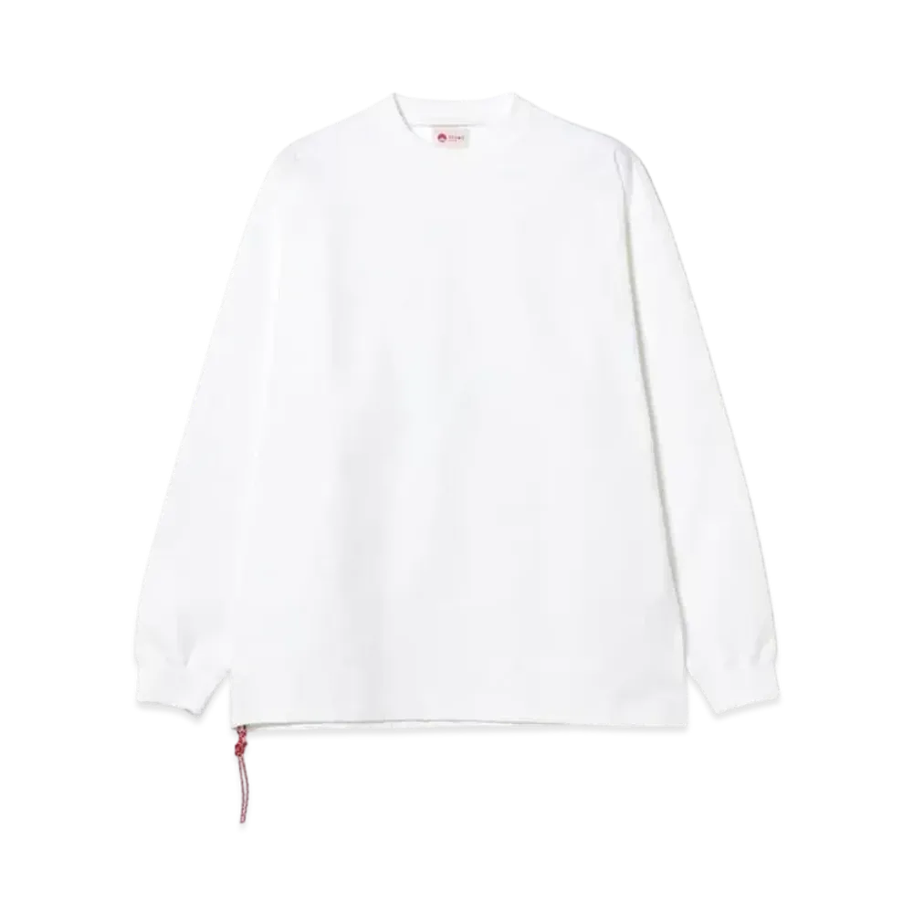 BEAMS Loose Stretch Long Sleeve "White"