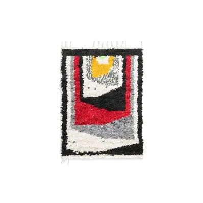 Stussy Upcycled Boucherouite Rug 122cm x 183cm "Black"