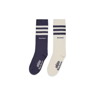 adidas x Wales Bonner Three Stripes Socks "Night Navy/Chalk White"