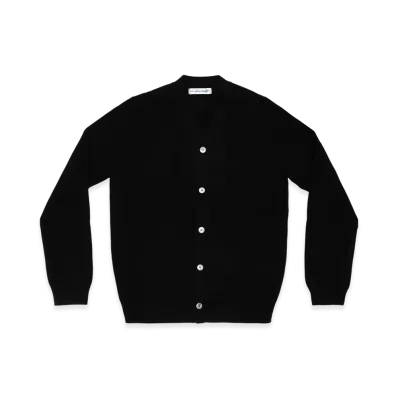 COMME des GARCONS SHIRT Cardigan V Neck "Black"