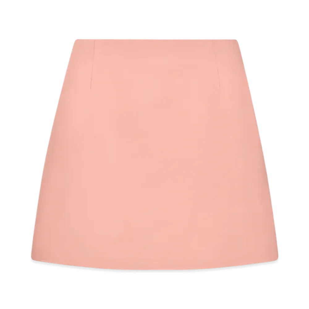 Dior Women's Wool and Silk Flared Mini Skirt "Pink"