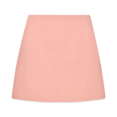 Dior Women's Wool and Silk Flared Mini Skirt "Pink"
