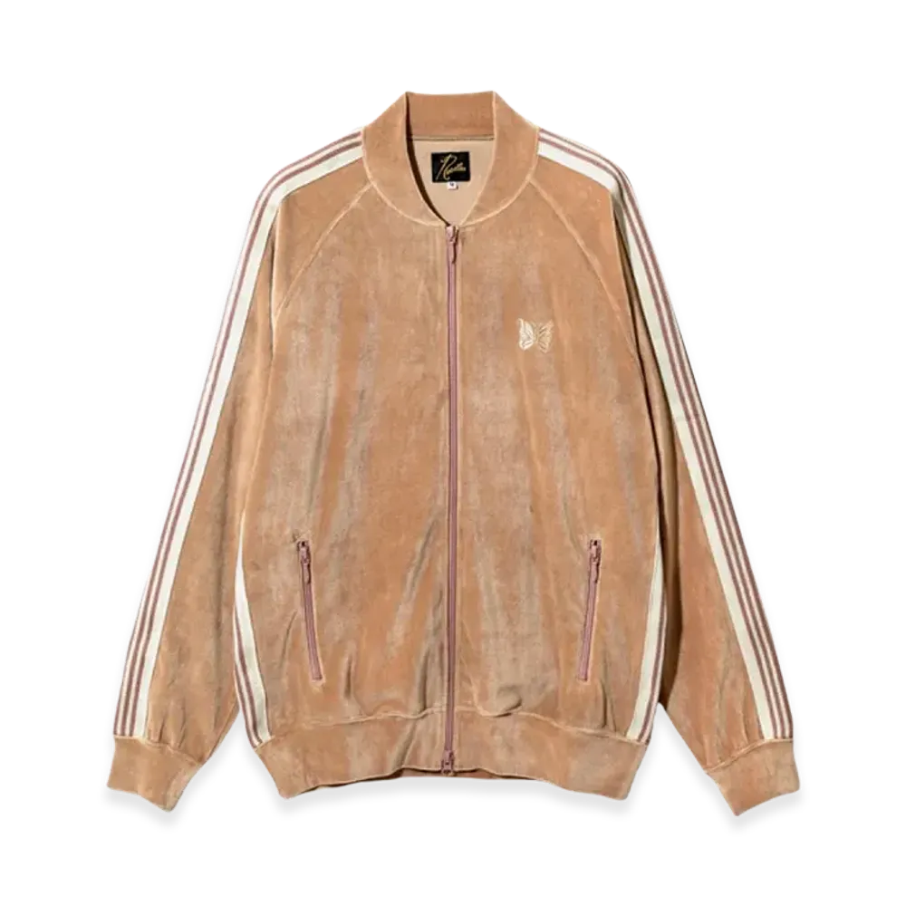 NEEDLES R.C. Track Jacket Velour "Old Rose"