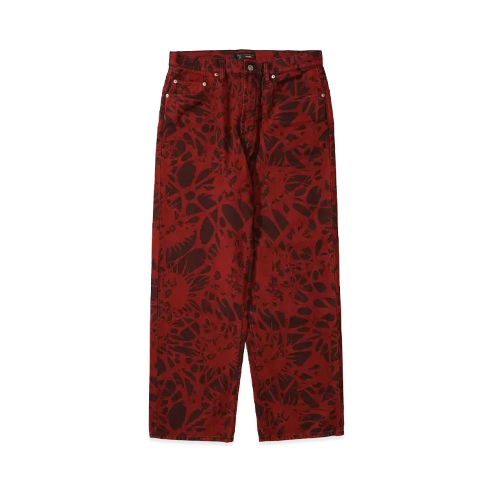 Supreme x Y's by Yohji Yamamoto Baggy Jean "Overdyed Red"