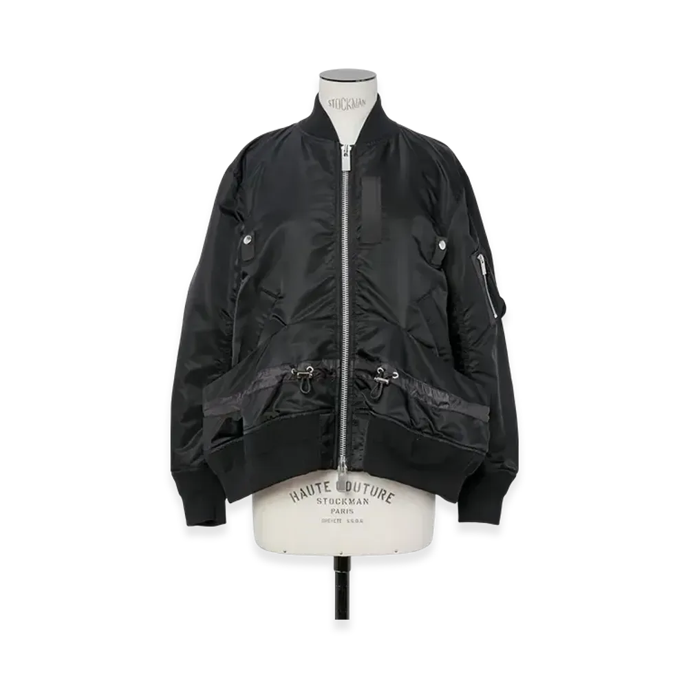 sacai Nylon Twill Blouson "Black"
