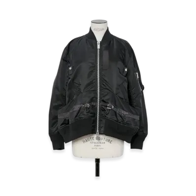 sacai Nylon Twill Blouson "Black"