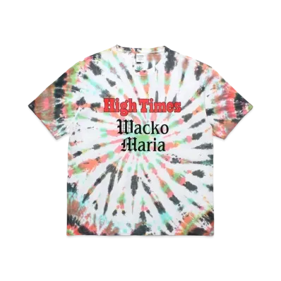 WACKO MARIA High Times / Tie Dye T-Shirt "Multi"