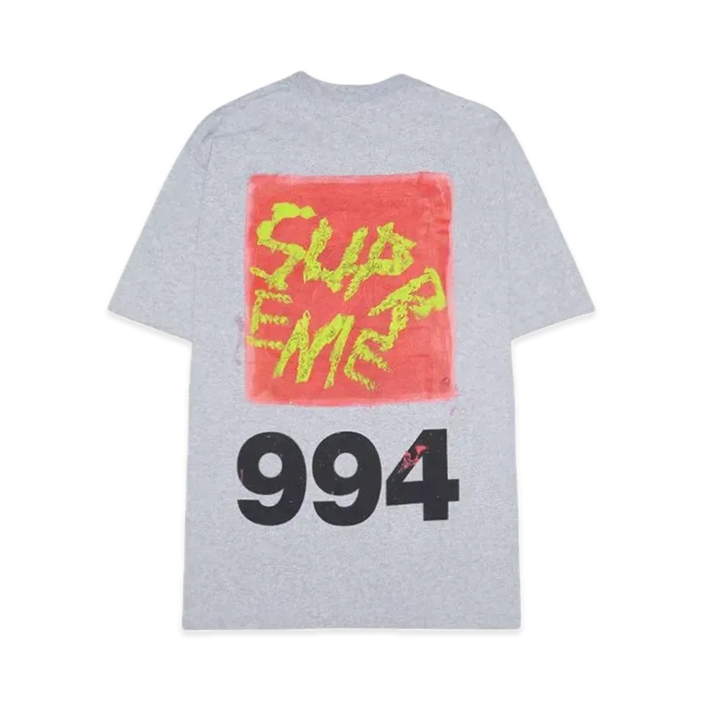 Supreme Paint Tee "Heather Grey"