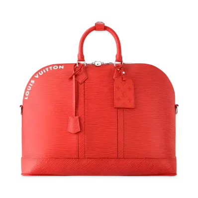 Louis Vuitton Alma Travel GM Epi XL Leather "Rouge Vermillon"