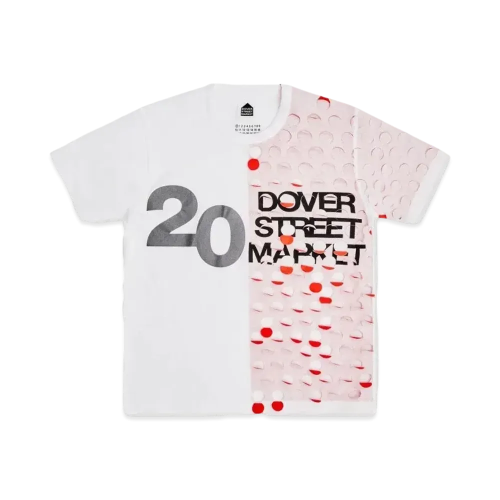 Dover Street Market London x Maison Margiela 20th Anniversary Tee "White"