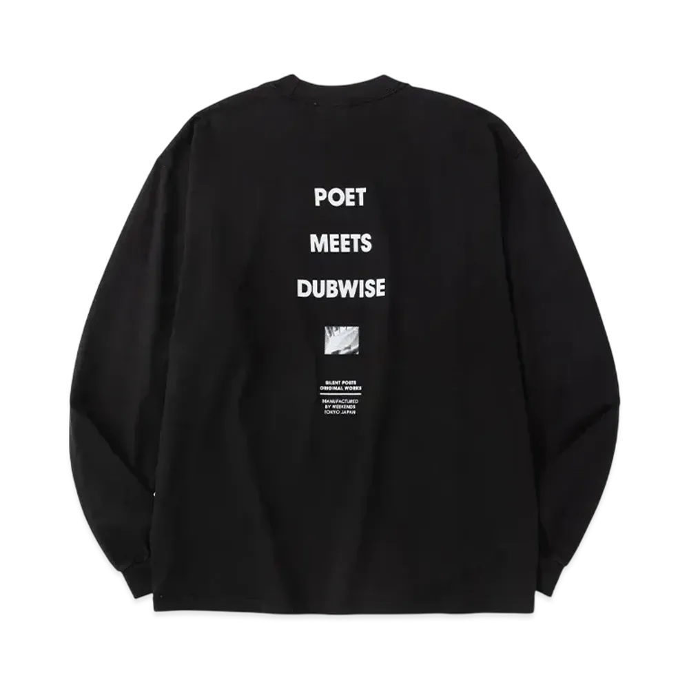 POET MEETS DUBWISE PMD Loose Fit Logo L/S T-Shirt "Black"