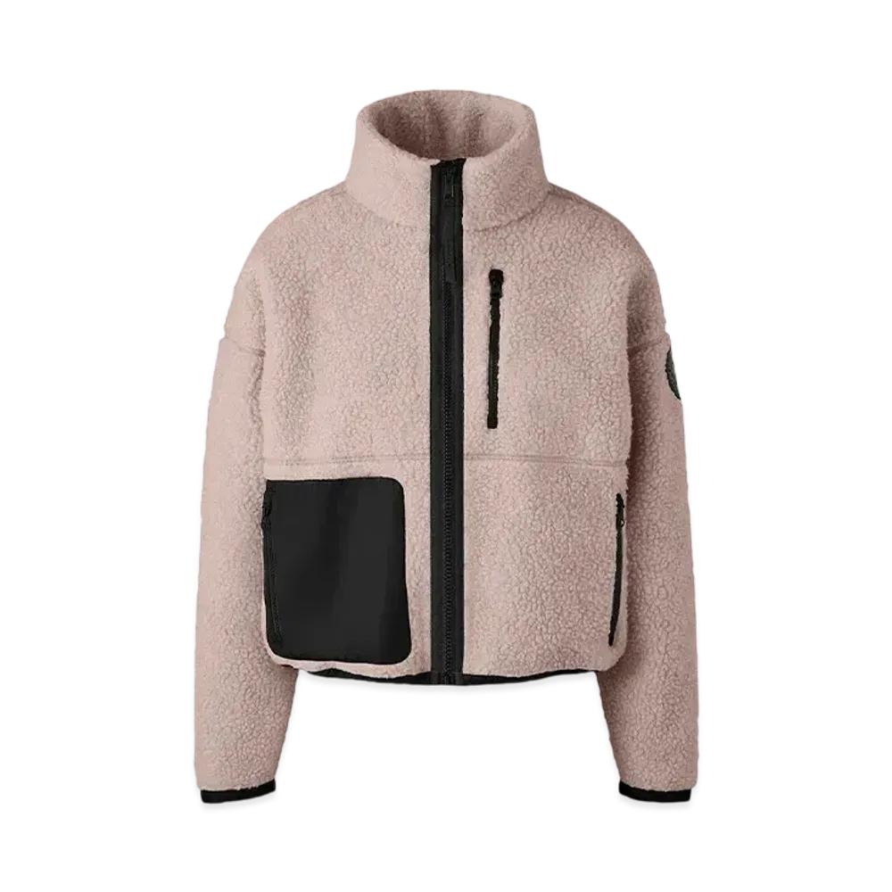 CANADA GOOSE Simcoe Zip Up Sweater Kind High Pile Fleece "LucentRose"