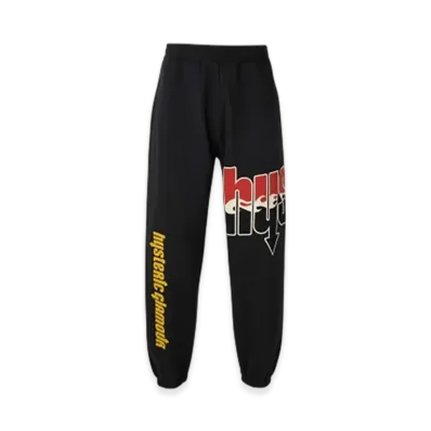 HYSTERIC GLAMOUR HYS Flare Logo Sweatpants "Black"